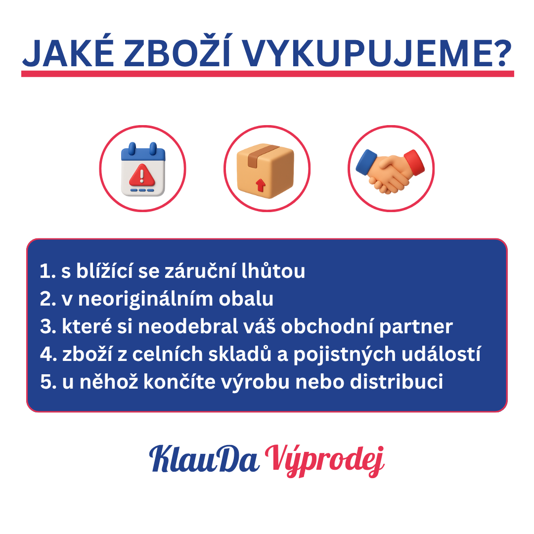 Jaké zboží vykupujeme?
